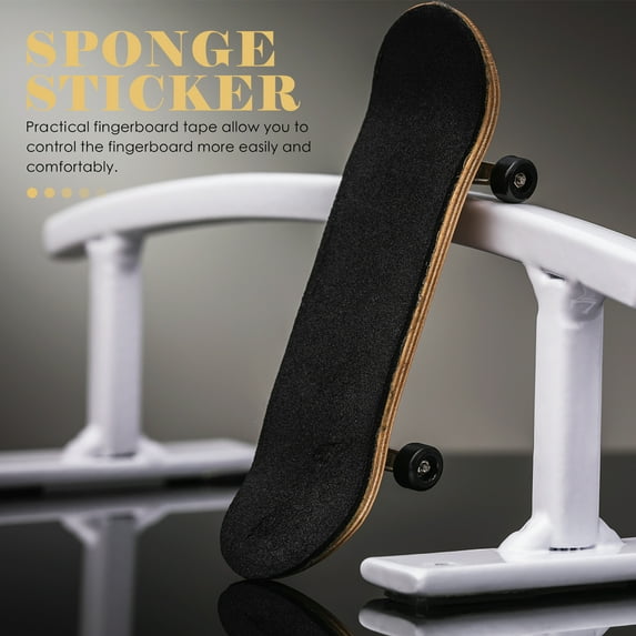 Yuangui 5pcs Fingerboard Grip Tape Finger Skateboard Anti Slip Grip Tape Fingerboard Accessories