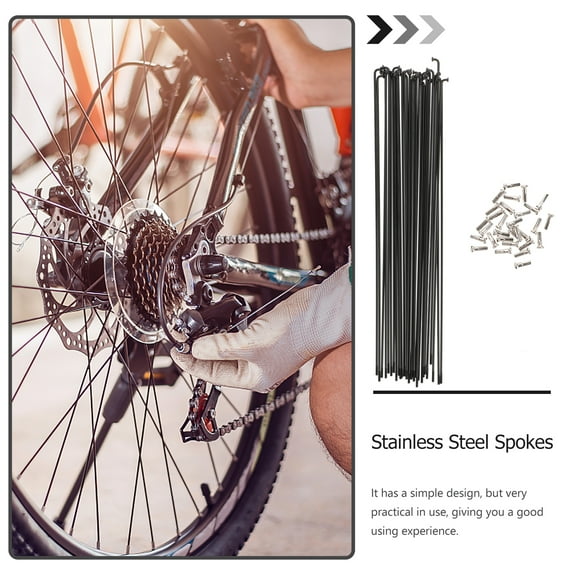 Yuangui Bike Wheel Spokes Spoke Spoke Part Mountain Road Replacement Stainless Steel Accessories Tire Repair Tools Spokes