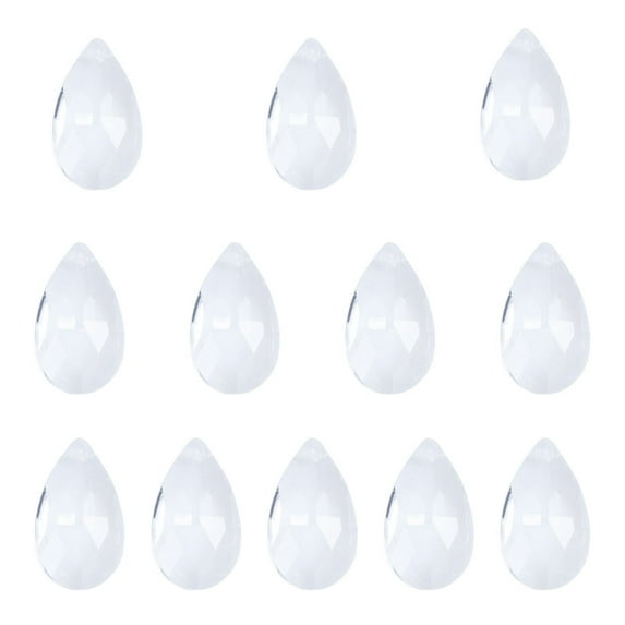 Yuangui Chandelier Crystals Replacement Crystal Teardrop Drops Pendant Glass Pendant Replacement Teadrop Crystals Glass Pieces