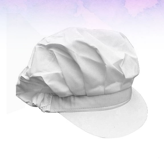 Yuangui Dustproof Workshop Hat Kitchen Chef Hat Breathable Hat Factory Working Hat (White)