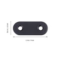 thumbnail image 1 of Yuangui Flat Mending Plate Straight Brackets Steel Brackets Bracket Screws Repair Plates Brace Straight Two Holebrace Plates, 1 of 10