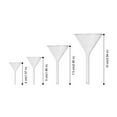 thumbnail image 1 of Yuangui Funnel Glass Funnel Glassware Stem Chemistry Liquid Wall Oil Transparent Borosilicate Transfer Short Scientific Funne, 1 of 10