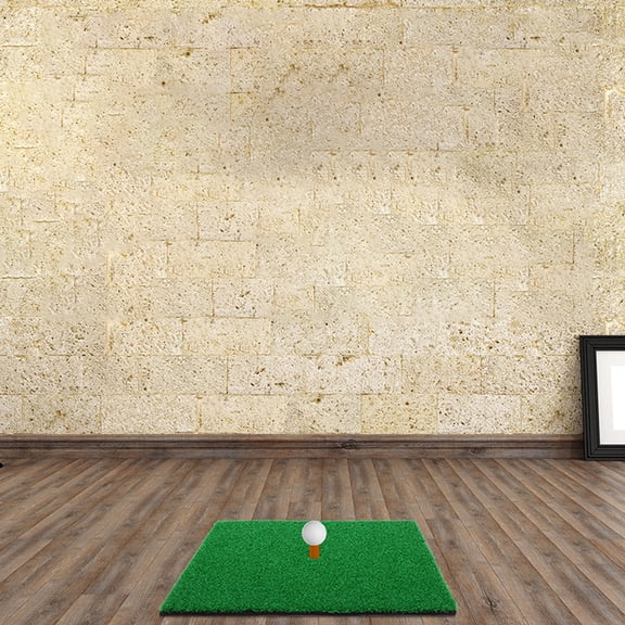 Yuangui Golfs Turf Mat Golfs Grass Mat for Indoor Golfs Hitting Pad (Dark Green)