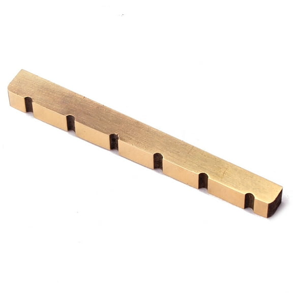 Yuangui Guitar Nut Saddle Bone Bridge Blank String Electric Acoustic Ukulele Bass Brass Neck Roller Replacement
