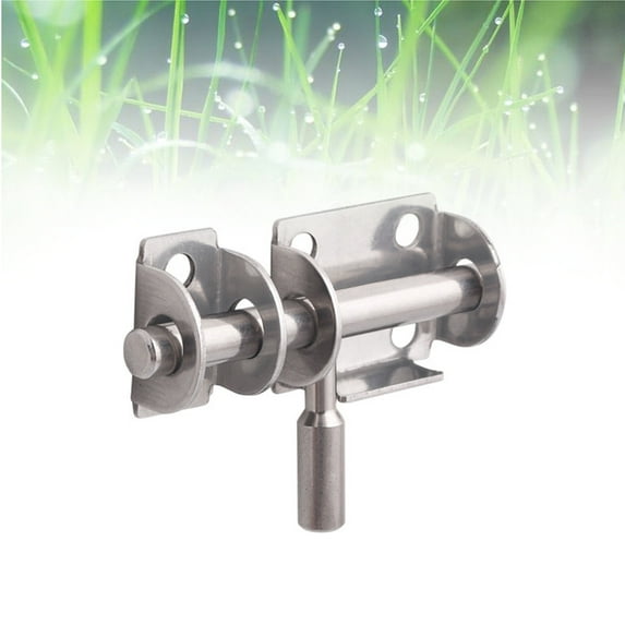 Yuangui Heavy Duty Stainless Steel Door Slide Lock - Silver