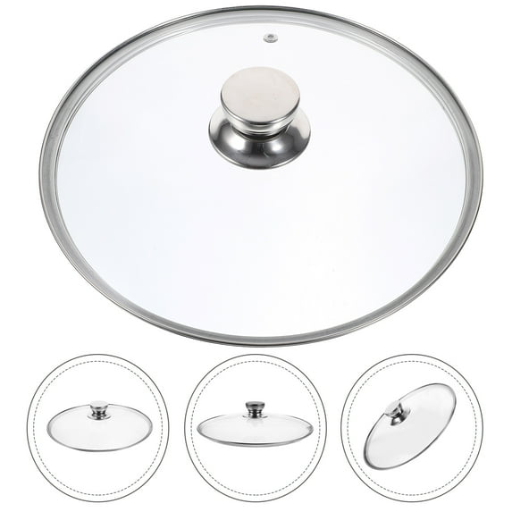 Yuangui Lid Universal Lid Pot Inch Panpotsglass 12 Skillet Replacement Lids 10 Pans Frying Cover Cover Iron Cast Crock 11