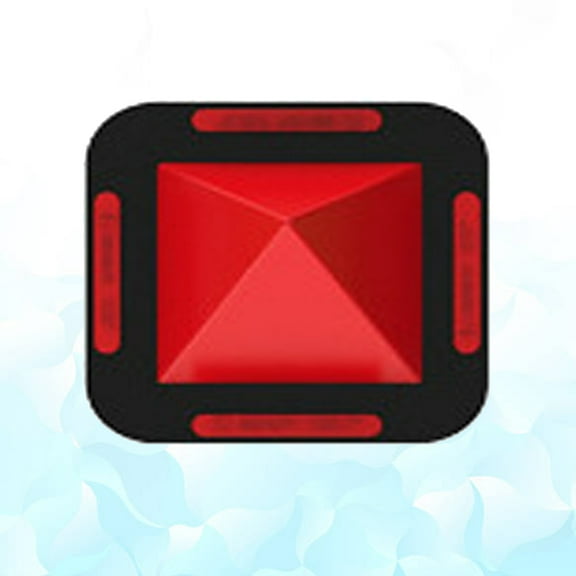 Yuangui Multifunctional Pyramid Phone Support Silicone Desktop Cell Phone Stand Desktop Phone Holder for Smartphone(Red)