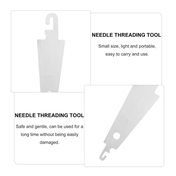 Yuangui Needle Threader Sewing Tool Cross Stitch Hook Threaders Hand Stainless Steel Large Eye