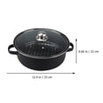 thumbnail image 1 of Yuangui 26CM Roaster Pan Set with Rack and Lid - Non-Stick Oven Roasting Pan for Meat, Poultry, and Vegetables, 1 of 10