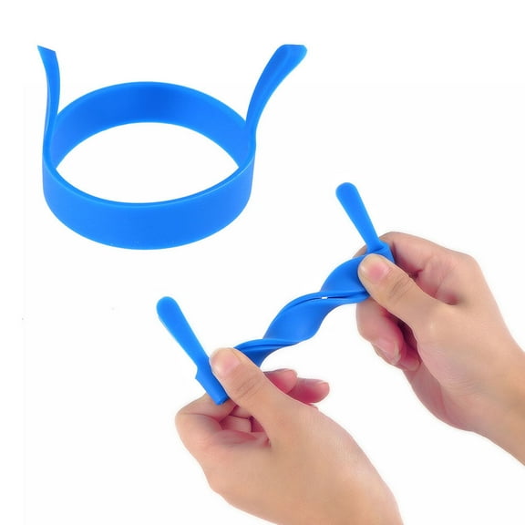 Yuangui Silicone Round Egg Rings for Frying: Non-Stick Pancake Mold (6-Pack)