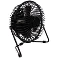 thumbnail image 1 of Yuangui Small Desk Fan with Clock, Mini USB LED Fan for Home and Office, 1 of 10