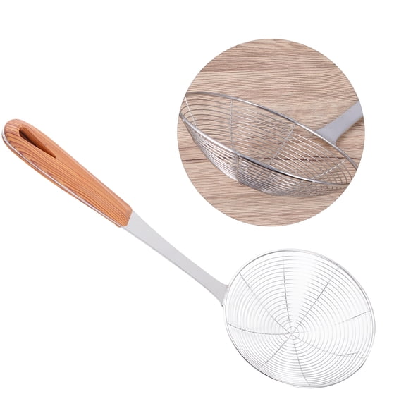 Yuangui 16cm Stainless Steel Skimmer Spider Strainer Ladle for Frying, Cooking, and Kitchen Use Utensil