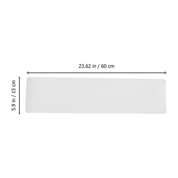 Yuangui TEHAUX Stair Treads Non-Slip for Wooden Steps (White, 2pcs)