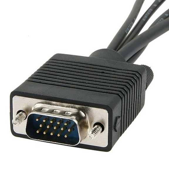 Yuangui VGA SVGA to Video 3 AV Adapter Pin Cable for Monitor Projector