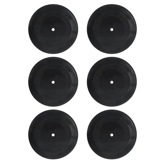 Yuangui Vinyl Record Decor Records Decoration Room Art Disc Wall Blank Black Craft Album Cutouts Music Party Favors