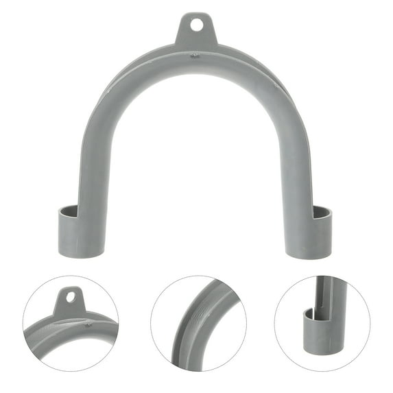 Yuangui Washer Drain Hose Holder Grey Hook Guide