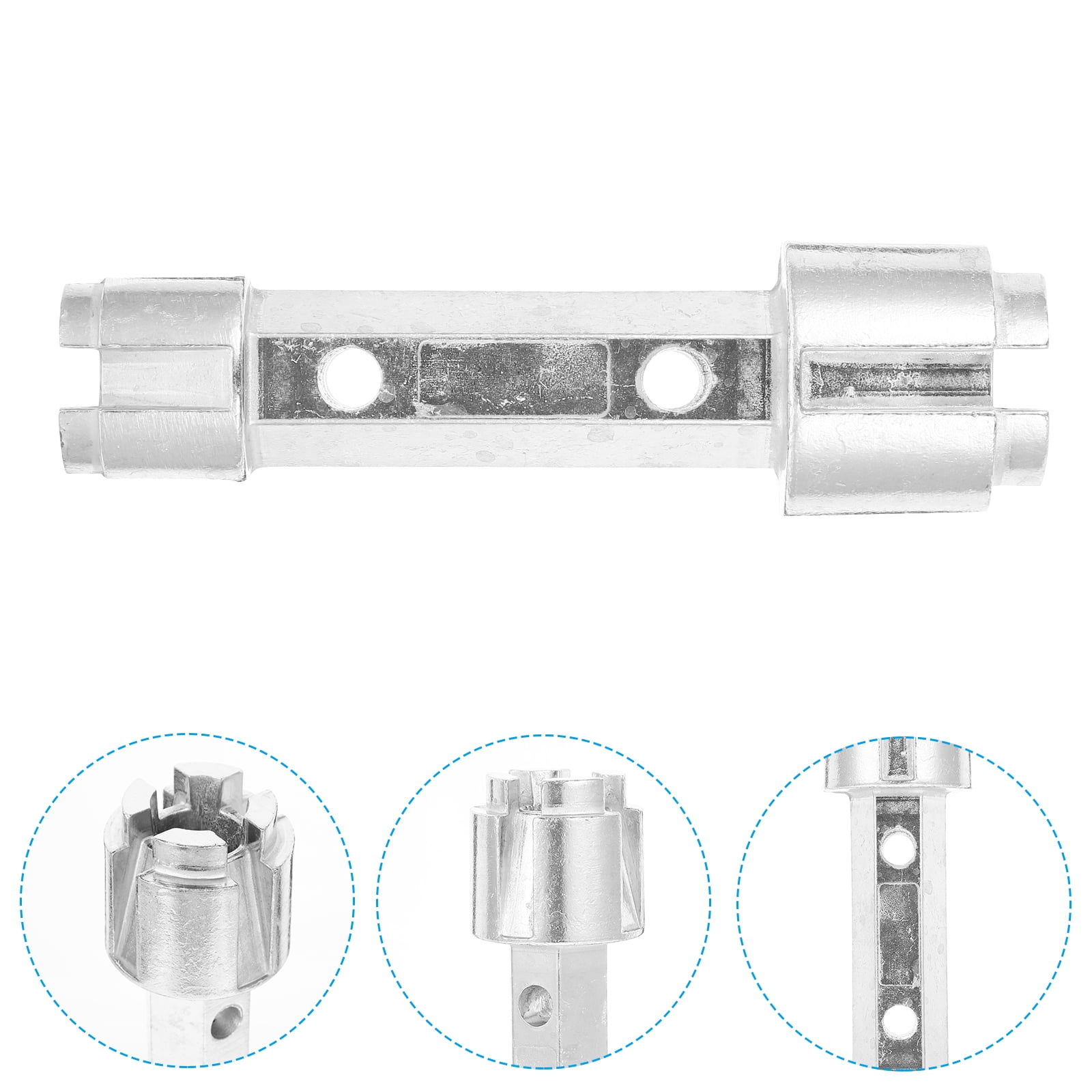 Yuangui Wrench Ratchet Sink Bathtub Dual Ended Draining Removal Tool ...