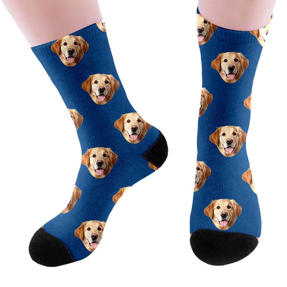 Yuanlong Crew Socks Dogs Graphic Cotton Mid-Calf Socks Spring Wear Funny Comfortable Personalised Socks For Women & Mens