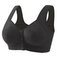 thumbnail image 1 of Yuanlong Daisy Bras For Older Women Front Closure Breathable Bra Wireless Full Coverage Everyday Back Smoothing Lace Bras, 1 of 6