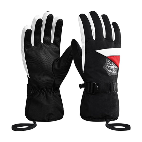 Yuanlong Gloves Adult Ski Snowboard Windproof Non- Insulated Winter Mittens Outdoor Winter Warm Handwear Snow Gloves