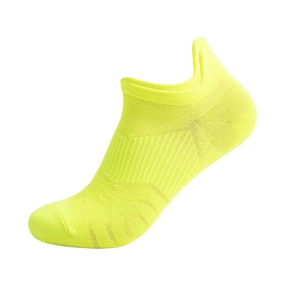 Yuanlong Mens Athletic Ankle Socks Mesh Low Cut Plain Socks Breathable Workout Training Running Socks