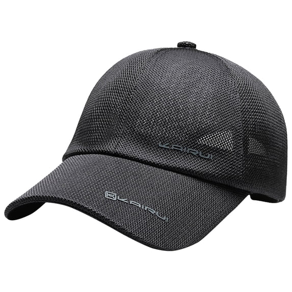Yuanlong Mens Baseball Cap Mesh Quick Dry Sports Hat Adjustable Breathable Summer Outdoor Cycling Fishing Running Sun Cap
