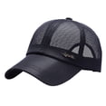 thumbnail image 1 of Yuanlong Mens Baseball Cap Mesh Quick Dry Sun Cap Adjustable Lightweight Casual Outdoor Cycling Fishing Running Summer Cap, 1 of 3