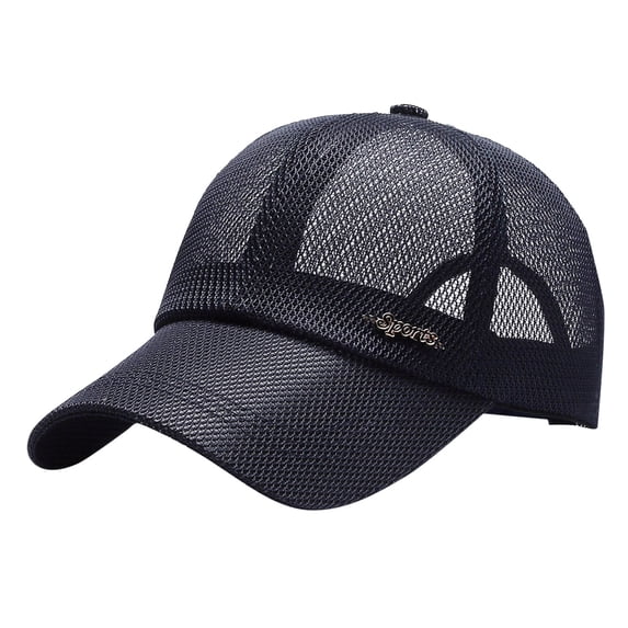 Yuanlong Mens Baseball Cap Mesh Quick Dry Sun Cap Adjustable Lightweight Casual Outdoor Cycling Fishing Running Summer Cap