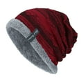 thumbnail image 1 of Yuanlong Mens Beanie Hat Cable Knit Winter Lined Skull Cap Warm Slouch Stretchy Casual Stylish Outdoor Headwear, 1 of 1
