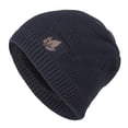 thumbnail image 1 of Yuanlong Mens Beanie Hat Lined Leaf Decor Winter Knit Skull Cap Warm Windproof Stylish Casual Outdoor Sports Headwear, 1 of 4