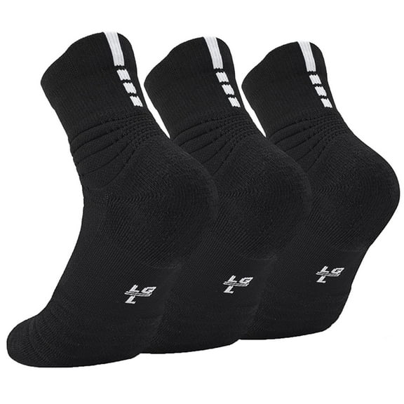 Yuanlong Socks Cushioned Athletic Sports Crew Socks For Men & Women Outdoor Sport Comfortable Breathable Mid Tube Socks