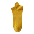thumbnail image 1 of Yuanlong Socks Spring Summer Basic Solid Color Thin Shallow Low-Cut Socks Daily Adult Breathable Lightweight Short Socks, 1 of 3