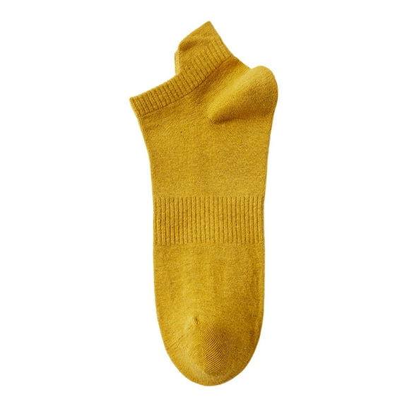 Yuanlong Socks Spring Summer Basic Solid Color Thin Shallow Low-Cut Socks Daily Adult Breathable Lightweight Short Socks