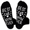 thumbnail image 1 of Yuanlong Socks Women And Men Sole Cat Cartoon Line Pattern Cotton Mid Tube Socks Daily Anti Slip Breathable Floor Socks6, 1 of 5