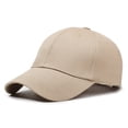 thumbnail image 1 of Yuanlong Unisex Baseball Cap Curved Brim Solid Color Cap Stylish Minimalist Versatile Outdoor Sport Dad Hat, 1 of 2