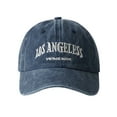 thumbnail image 1 of Yuanlong Unisex Baseball Cap Letter Embroidered Curved Brim Adjustable Cap Washable Sports Caps, 1 of 3