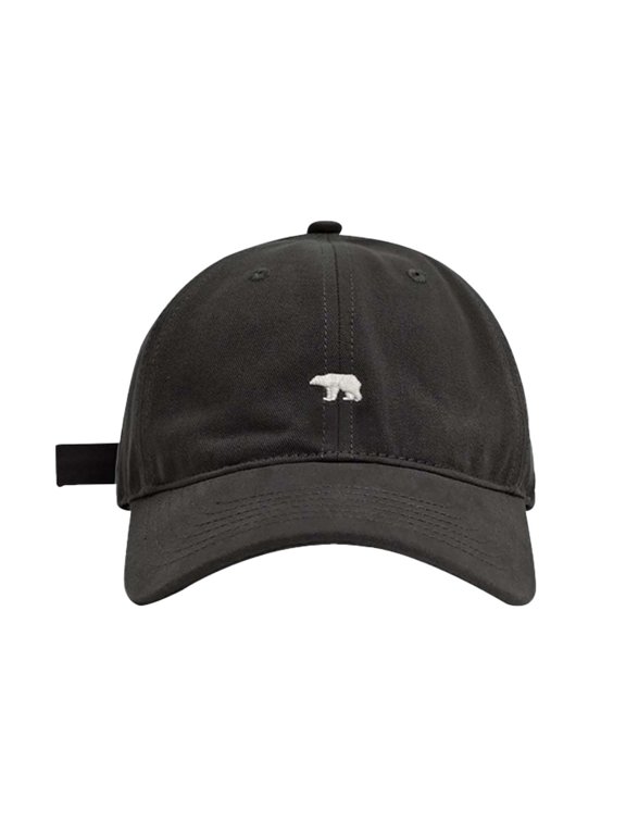 Unisex Baseball Cap Mini Polar Bear Embroidery Sun Hat Adjustable Breathable Stylish Casual Travel Outdoor Headwear
