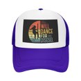 thumbnail image 1 of Yuanlong Unisex Baseball Cap Printed Mesh Breathable Curved Brim Cap Adjustable Daily Outdoor Sun Hat, 1 of 2