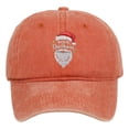 thumbnail image 1 of Yuanlong Unisex Baseball Cap Santa Claus Embroidery Washed Cotton Adjustable Dad Cap Christmas Holiday Stylish Outdoor Sun Hat, 1 of 3