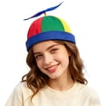 thumbnail image 1 of Yuanlong Unisex Baseball Cap Summer Sun Hat With Detachable Propeller Adjustable Classic Sports Headwear, 1 of 5