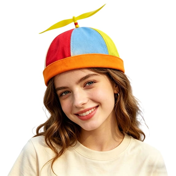 Yuanlong Unisex Baseball Cap Summer Sun Hat With Detachable Propeller Adjustable Classic Sports Headwear