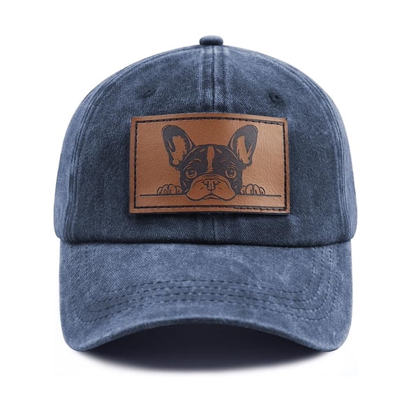 Yuanlong Unisex Baseball Cap Washed Adjustable Curved Brim Dad Hat Printed Outdoor Sports Casual Cap