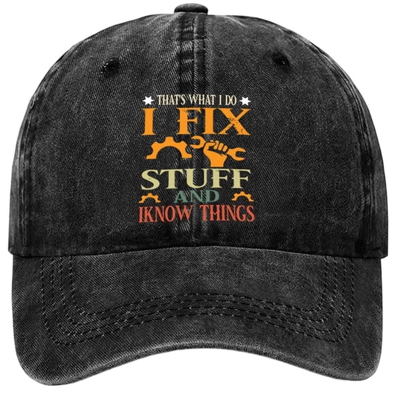 Yuanlong Unisex Baseball Caps Distressed Washed Printed Curved Brim Baseball Cap Stylish Adjustable Hat