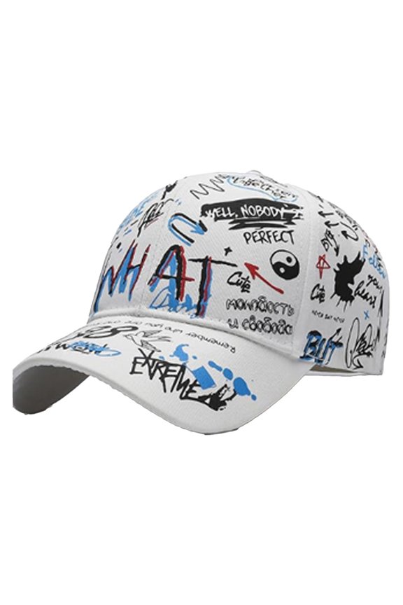 Unisex Baseball Caps Printed Curved Brim Baseball Cap Adjustable Breathable Streetwear Hat