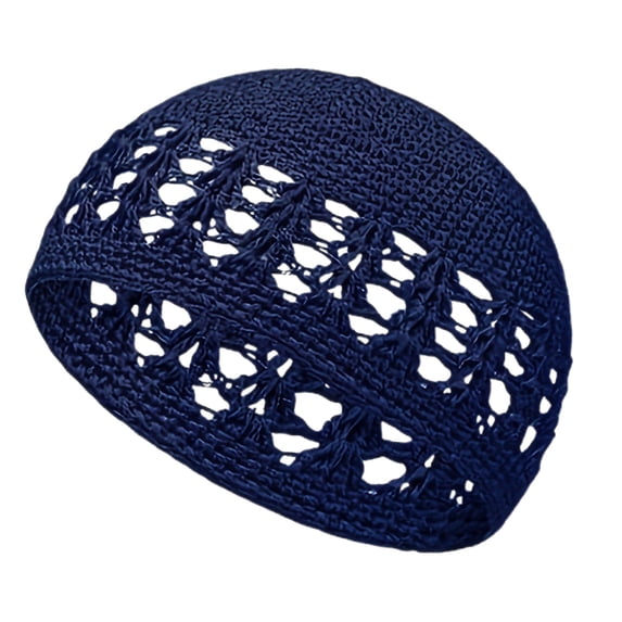 Yuanlong Unisex Beanie Hat All-Season Hand Crocheted Hat Hollow Soft Breathable Prayer Headwear