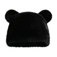 thumbnail image 1 of Yuanlong Unisex Bucket Hat Bear Ear Lined Winter Fisherman Cap Thickened Cute Outdoor Activity Headwear, 1 of 3