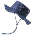 thumbnail image 1 of Yuanlong Unisex Bucket Hat With Adjustable String Wide Brim Outdoor Hats Breathable Travel Sun Hat, 1 of 3