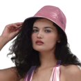 thumbnail image 1 of Yuanlong Unisex Gold Print Bucket Hat With Wide Brim Summer Sun Hat Solid Color Hip Hop Streetwear Headwear, 1 of 4