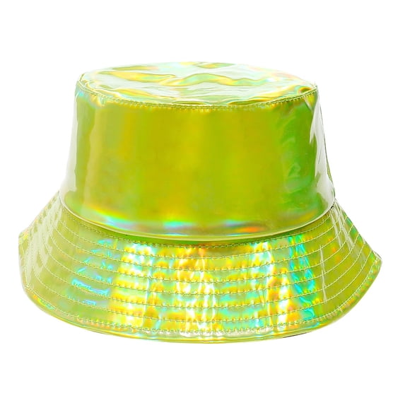 Yuanlong Unisex Hat Glitter Bucket Hat Hip Hop Street Style For Stage Performance Party Outdoor Daily Headwear