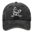 thumbnail image 1 of Yuanlong Unisex Hats Puppy Embroidery Cotton Washed Baseball Cap Outdoor Casual Sun Protection Sport Hat, 1 of 3